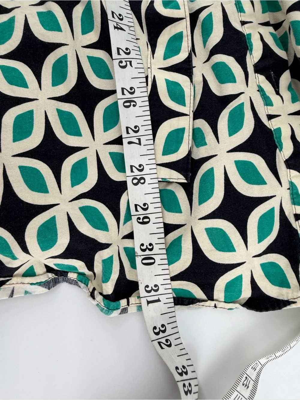 Zara Retro 70s BLOGGER Favorite Geometric Print Nelly Belted Shirt Dress XS - Picture 8 of 9